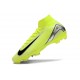 Bota Nike Air Zoom Mercurial Superfly X Elite FG Volt Negro Plata