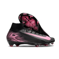 Bota Nike Air Zoom Mercurial Superfly X Elite FG Negro Rosa