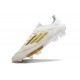 Bota Adidas F50+ Elite FG Ftwr Blanco Dorado Met