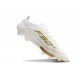 Bota Adidas F50+ Elite FG Ftwr Blanco Dorado Met