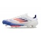 Bota Adidas F50+ Elite FG Ftwr Blanco Azul Lúcido Rojo