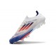 Bota Adidas F50+ Elite FG Ftwr Blanco Azul Lúcido Rojo