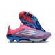 Bota Adidas F50+ Elite FG Solar Azul Ftwr Blanco Solar Rosa