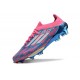 Bota Adidas F50+ Elite FG Solar Azul Ftwr Blanco Solar Rosa