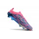 Bota Adidas F50+ Elite FG Solar Azul Ftwr Blanco Solar Rosa