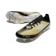 Bota Adidas F50+ Elite FG Dorado Met Negro Blanco