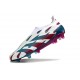 adidas Botas Futbol Predator Elite Laceless FG Blanco Azul Rojo