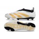 adidas Botas Futbol Predator Elite Laceless FG Ftwr Blanco Dorado Met