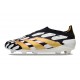 adidas Botas Futbol Predator Elite Laceless FG Negro Blanco Dorado