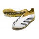 adidas Botas Futbol Predator Elite Laceless FG Blanco Dorado Gris