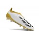 adidas Botas Futbol Predator Elite Laceless FG Blanco Dorado Gris