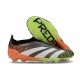 adidas Botas Futbol Predator Elite Laceless FG Negro Blanco Naranja Verde