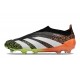 adidas Botas Futbol Predator Elite Laceless FG Negro Blanco Naranja Verde