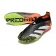 adidas Botas Futbol Predator Elite Laceless FG Negro Blanco Naranja Verde