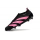 adidas Botas Futbol Predator Elite Laceless FG Negro Rosa