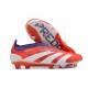 adidas Botas Futbol Predator Elite Laceless FG Rojo Blanco