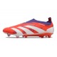 adidas Botas Futbol Predator Elite Laceless FG Rojo Blanco