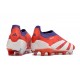 adidas Botas Futbol Predator Elite Laceless FG Rojo Blanco