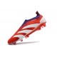 adidas Botas Futbol Predator Elite Laceless FG Rojo Blanco