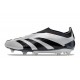 adidas Botas Futbol Predator Elite Laceless FG Plata Negro