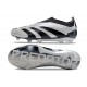 adidas Botas Futbol Predator Elite Laceless FG Plata Negro