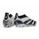 adidas Botas Futbol Predator Elite Laceless FG Plata Negro