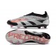 adidas Botas Futbol Predator Elite Laceless FG Plata Negro Rosa