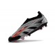 adidas Botas Futbol Predator Elite Laceless FG Plata Negro Rosa