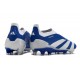 adidas Botas Futbol Predator Elite Laceless FG Azul Blanco