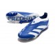 adidas Botas Futbol Predator Elite Laceless FG Azul Blanco