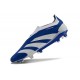 adidas Botas Futbol Predator Elite Laceless FG Azul Blanco