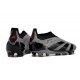 adidas Botas Futbol Predator Elite Laceless FG Carbón Negro