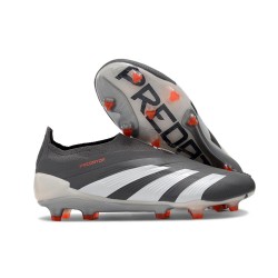 adidas Botas Futbol Predator Elite Laceless FG Negro Blanco