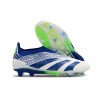 adidas Botas Futbol Predator Elite Laceless FG Azul Blanco Verde