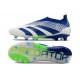 adidas Botas Futbol Predator Elite Laceless FG Azul Blanco Verde