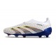 adidas Botas Futbol Predator Elite Laceless FG Blanco Gris Azul