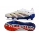 adidas Botas Futbol Predator Elite Laceless FG Blanco Gris Azul