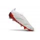 adidas Botas Futbol Predator Elite Laceless FG Blanco Gris Azul