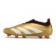 adidas Botas Futbol Predator Elite Laceless FG Dorado Blanco Rojo