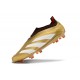 adidas Botas Futbol Predator Elite Laceless FG Dorado Blanco Rojo