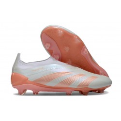 adidas Botas Futbol Predator Elite Laceless FG Casi Azul Naranja