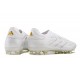 adidas Copa Pure II + FG Bota Piel Ftwr Blanco Dorado Met