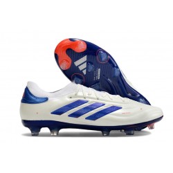 adidas Copa Pure II + FG Bota Piel Ftwr Blanco Azul Lúcido Rojo