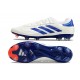 adidas Copa Pure II + FG Bota Piel Ftwr Blanco Azul Lúcido Rojo