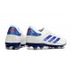 adidas Copa Pure II + FG Bota Piel Ftwr Blanco Azul Lúcido Rojo