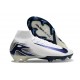 Bota Nike Air Zoom Mercurial Superfly X Elite FG Blanco Azul