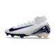 Bota Nike Air Zoom Mercurial Superfly X Elite FG Blanco Azul