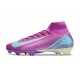 Bota Nike Air Zoom Mercurial Superfly X Elite FG Violeta Azul