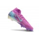 Bota Nike Air Zoom Mercurial Superfly X Elite FG Violeta Azul