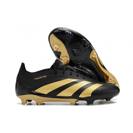 adidas Predator Elite L FG Negro Dorado Met